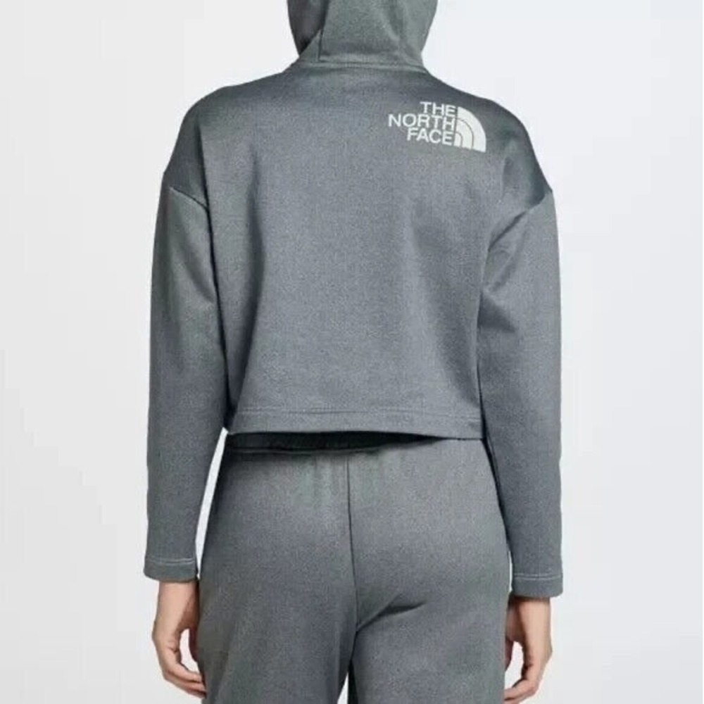 The North Face Horizon Performance Fleece Hoodie Grey Heather Women's XXL - Picture 4 of 7